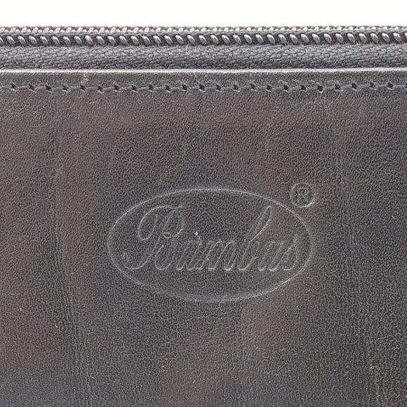 BAMBUS‎ Women's Brown Leather Art Double Strap Purse Shoulder Bag - Picture 4 of 16